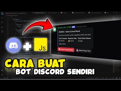SHARE DAN TUTORIAL MEMBUAT BOT DISCORD SECARA GRATIS | SEARCH