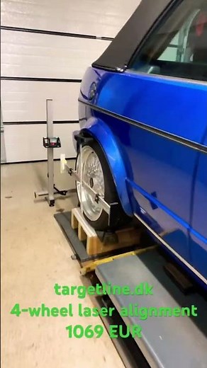 So easy doing a 4 wheel alignment measurement