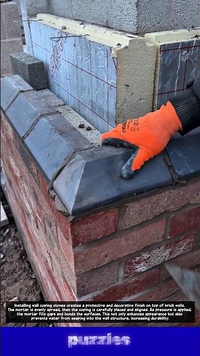 Wow, Perfect Wall Cap Installation That Looks Super Clean! 😱