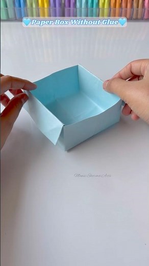 Simple Origami Box Tutorial😍✨📦#aestheticdiy #origami #origamicraft #origamitutorial #easycraftidea