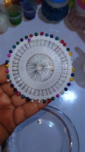 Optimized)DIY Colourful Safety Pins Wheel 🔴🟢 | Satisfying Craft Idea | Must Watch & Subscribe