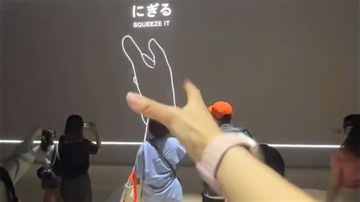 这才是未来交互！东京design展投影交互装置让人玩到不想走！