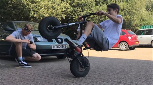 Testing the world’s first ever mini downhill bike