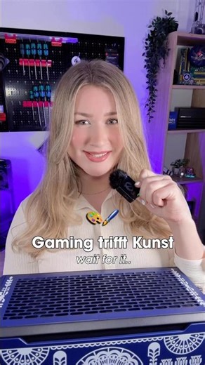 Gaming trifft Kunst 🎨💙🖌️