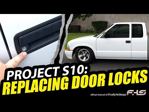 LOST KEYS? How to Replace Door Locks on Chevy S-10 (Lock Cylinders) - Project S10 (Ep.2)