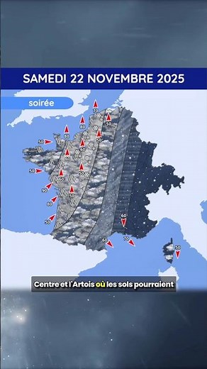 Weather forecast for Saturday 22nd to Monday 24th November 2025