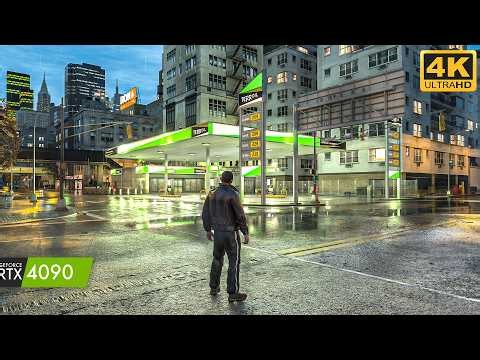 GTA 4 Next Gen Graphics Looks Real | PBR Road + DarkoRTX + Warcao 4K TEXTURE + RTX Reflection Mod