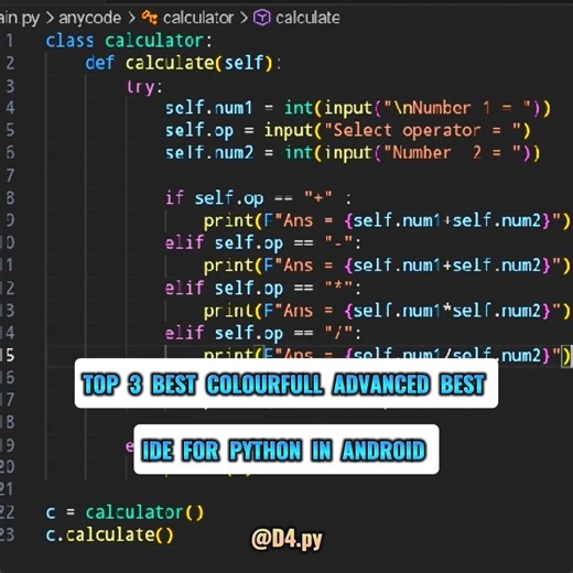 Top 3 Python IDEs for Android 📱⚡ Beginners Must Try!