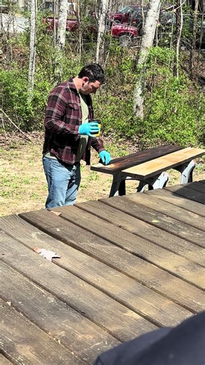 The best employee 🥰 even though he did stain my shelves with one of my COLUMBIA socks 🫠 #fyp #husband #wifey