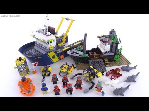 🔄 LEGO City 2015 Deep Sea Exploration vessel review! 60095 re upload