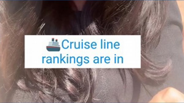 Cruise line rankings are in