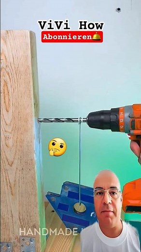 Perfect drilling at a 90-degree angle explained! #tools #tipps