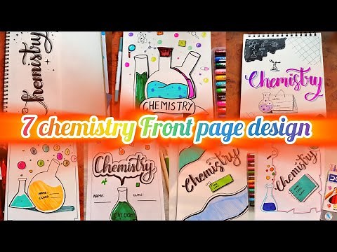 7 chemistry Front page design for project 😊/ chemistry cover page design #youtube #frontpage