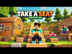 Take a Seat MCPE MOD 1.21.50+ Sit on Stairs Like Sofa!! | MCPE Mods Zone!!