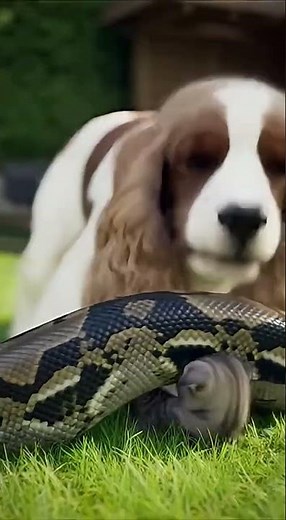 Brave Dogs vs Giant Python: Saving the Kittens｜Real Heroes in Action