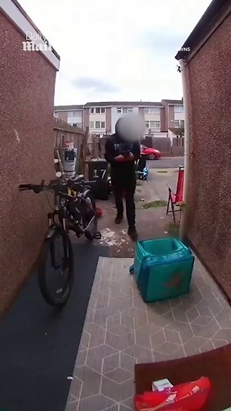 Deliveroo driver fakes delivery and rides away with customer's food