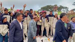 61K views · 4K reactions | Presented the winners’ trophy to Team Meghalaya for the highest medal tally in Athletics in the #NorthEastOlympicGames2022! 3 cheers for our home Team! This makes it a historic highest medal tally in Athletics for our State. So proud! 2nd North East Olympic Games 2022 | Conrad K Sangma | Facebook