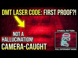CAMERA CAUGHT THIS?! DMT Laser Code Experiment: First Physical Proof!