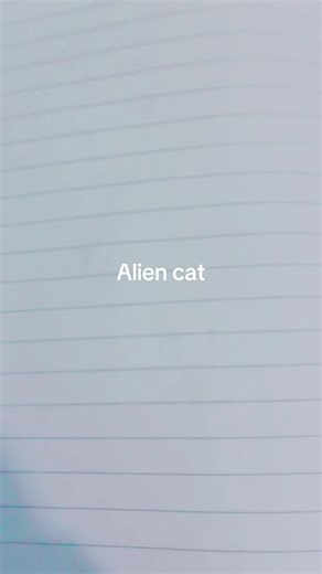Dibujo de un Alien Cat: Tierno y Divertido