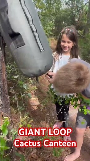 Giant Loop Cactus Canteen | DRINKING POND WATER | Collapsible Overland Camping Water Bag (#SHORT)