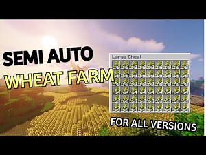 Easy Wheat Farm Tutorial in Minecraft 1.21 | Java & Bedrock