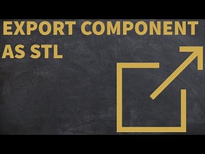 Fusion 360 export component as STL | Fusion 360 tutorials