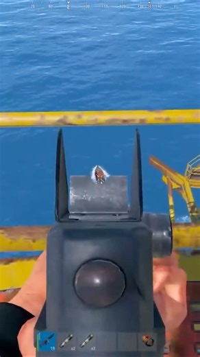 How i claim oil rig in rust #rust #rustpvp #rustvn