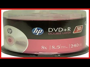 HP DVD+R Double Layer 8X 8 5GB 240min Video