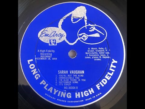 Sarah Vaughn / EmArcy MG 36004 B