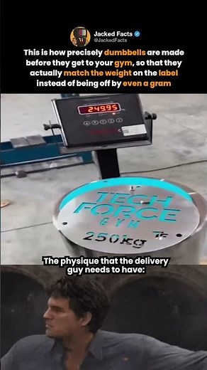 This is how precisely dumbbells are made before they get to your gym