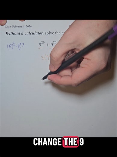 Solving Math Problems Upside Down: Day 32 Exponential Equations February 1, 2026. #365daysofmath #mathematics #weareallaboutthemathematicals #writingupsidedown #systemofequations