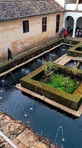 Patio del Ciprés de la Sultana en el Generalife #megustagranada | Me Gusta Granada