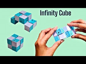 How to make Infinity Cube at home | Origami Fidget toy Paper Craft