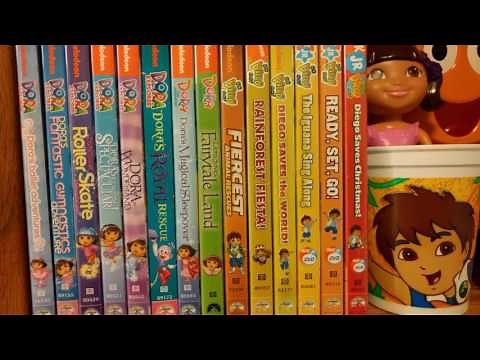 A Sneek Peek of Kiana's Dora the Explorer & Go Diego Go! DVD Collection's!