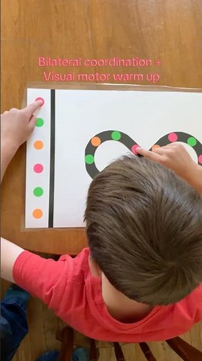 Visual motor and bilateral coordination warm up
