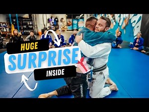 White Belt Promoted To Blue Belt In The Most Wholesome Way | BJJ Rolling Commentary