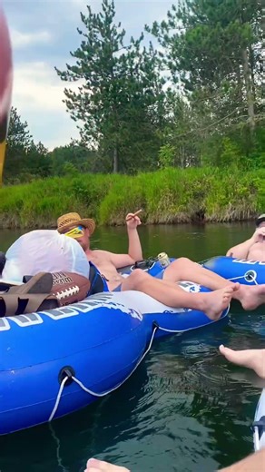 Boys trip going down the Au Sable River in Oscoda