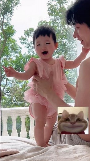 爸爸的小棉袄长大啦♥️ #人类幼崽 #萌娃 #爸爸带娃 #小棉袄 #baby #cute #骗你生娃系列 #90后带娃 #女儿是爸的小棉袄