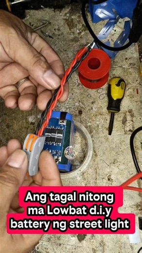 Wire connector ( Part 7 ) battery ng street light #fblifestyle #diybattery #tutorialvideo #viralngayon | Jessie Abarquez
