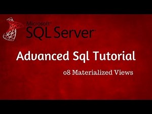Advanced Sql Tutorial (051 Materialized Views with REFRESH FAST option)