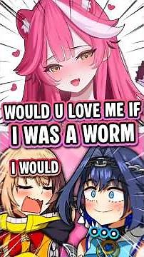 "𝗪𝗼𝘂𝗹𝗱 𝗬𝗼𝘂 𝗦𝘁𝗶𝗹𝗹 𝗟𝗼𝘃𝗲 𝗺𝗲 𝗶𝗳 𝗜 𝘄𝗮𝘀 𝗮 𝗪𝗼𝗿𝗺?". Kronii:...