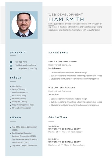 30 Modern Resume Templates, Editable CV Design (instant Download). - Etsy