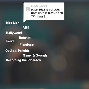 89 reactions · 4 comments | From the silver screen to your makeup bag, Bésame Cosmetics' red lipstick has been featured in some of Hollywood's biggest hits. | Bésame Cosmetics | Facebook