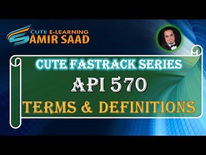 API 570--Terms & Definitions