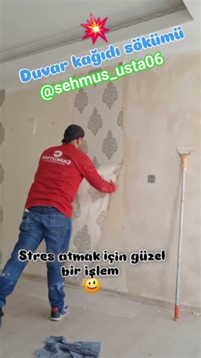 💥duvar kağıdı nasıl sökülür #reels #shortvideo #duvarkağıdıSökümü #sehmus_usta06 @sehmus_usta06