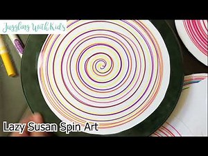 Lazy Susan Spin Art