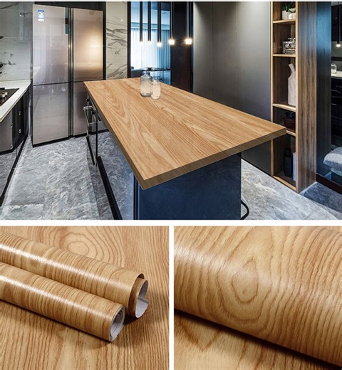 Wood Grain Vinyl Sticker: Waterproof PVC Wallpaper for Furniture - Etsy