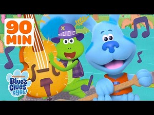 Sing and Dance with Blue for 90 MINUTES! 🎤💃 | Blue's Clues & You! - Videos For Kids