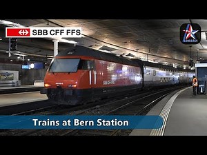 Trains at Bern Station | SBB | Switzerland - Part 1