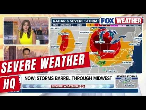 Threat Escalates As Severe Storms Target Midwest Metros With 75+ Mph Winds